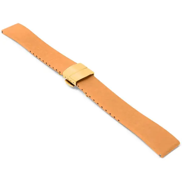 fk21.12.yg Angle Orange DASSARI Gridline Cut To Size FKM Rubber Watch Band Strap 20mm 22mm