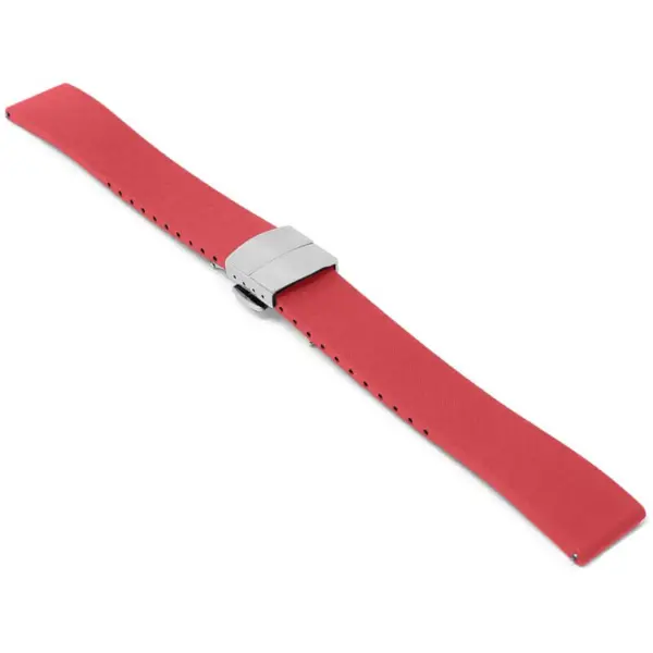 fk21.6.bs Angle Red DASSARI Gridline Cut To Size FKM Rubber Watch Band Strap 20mm 22mm