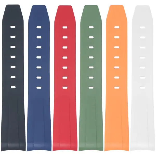fk14 all color DASSARI Fitted FKM Strap for Omega Speedmaster and Moonswatch 20mm