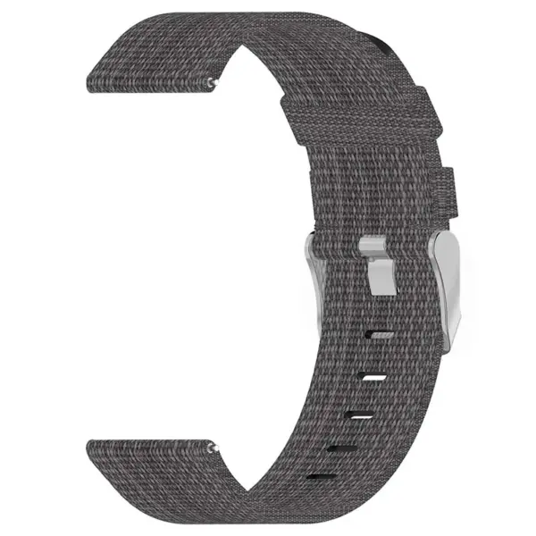 s.ny6 .7a Inside Grey StrapsCo Nylon Canvas Watch Band Strap 1