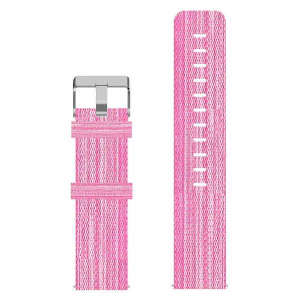 s.ny6 .13 Up Pink StrapsCo Nylon Canvas Watch Band Strap 1
