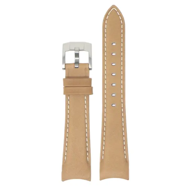 DASSARI Fitted Leather Band With Contrast Stitching For Rolex #13