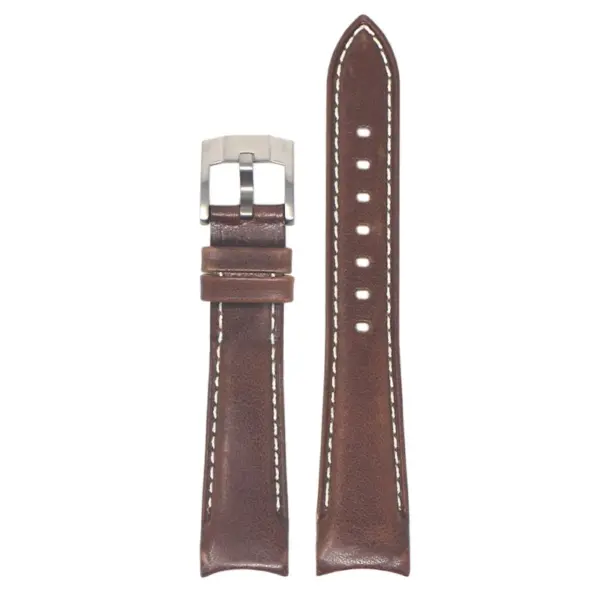 DASSARI Fitted Leather Band With Contrast Stitching For Rolex #10