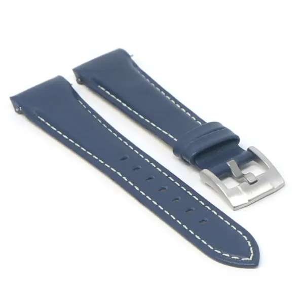 DASSARI Fitted Leather Band With Contrast Stitching For Rolex #9