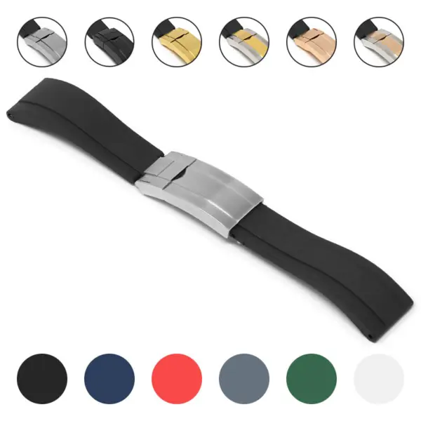 Rubber Strap with Clasp For MoonSwatch #1