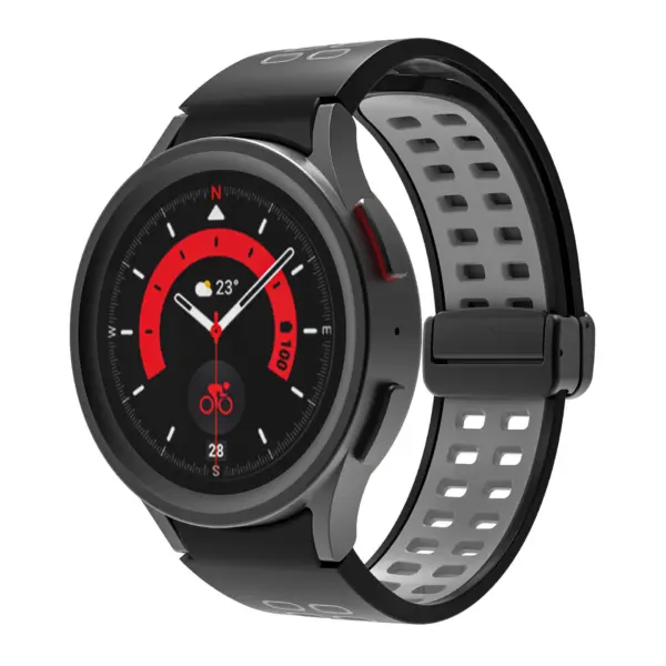 Mag-Clasp Color Block Strap For Samsung Galaxy Watch 5 Pro & Galaxy Watch 4 #15