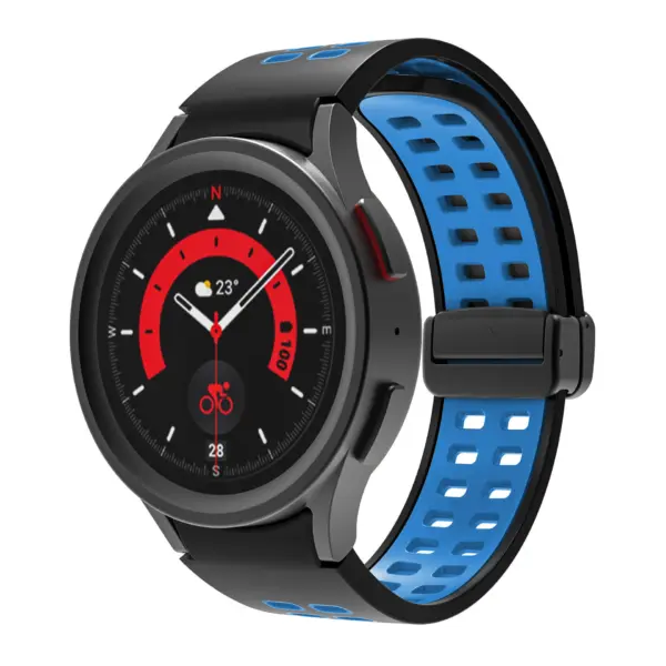 Mag-Clasp Color Block Strap For Samsung Galaxy Watch 5 Pro & Galaxy Watch 4 #20