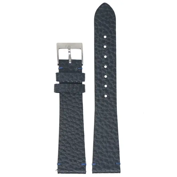 Tapered Pebbled Leather Strap By DASSARI #8