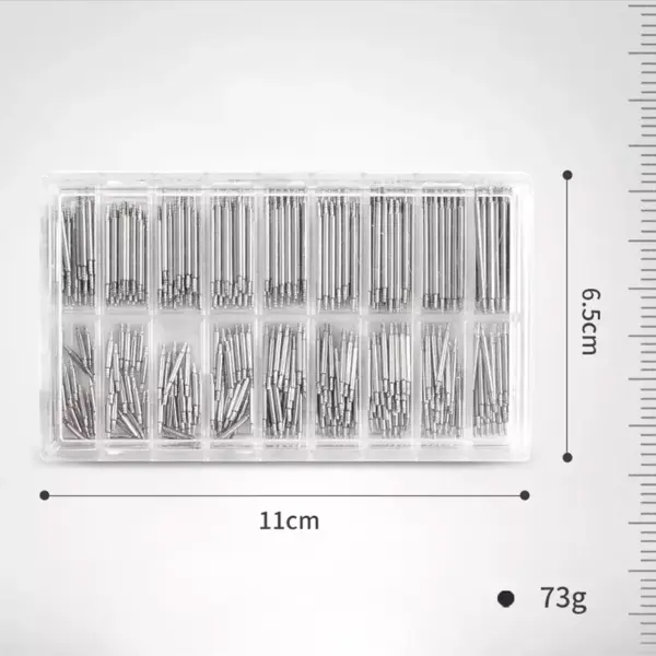 spring.bx1 Alt 360 piece Spring Bar Kit 1.5mm diameter 8mm 25mm