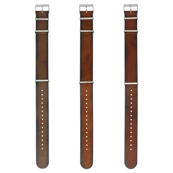 Dn7a All Colors DASSARI Woodland II Vintage Italian Leather Mens Wraparound Watch Band Strap 18mm 20mm 22mm 24mm