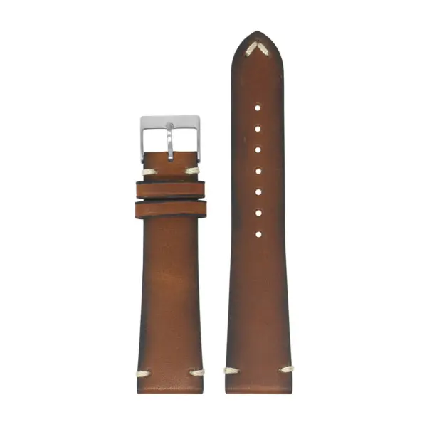 Ds10.3 Main Tan DASSARI Vintage Leather Watch Band Strap