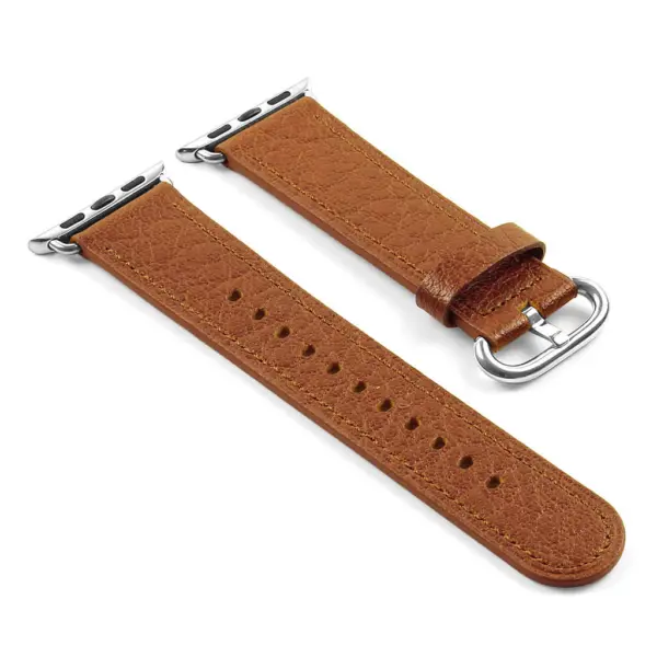 a.l9.3 DASSARI Leather Strap For Apple in Tan