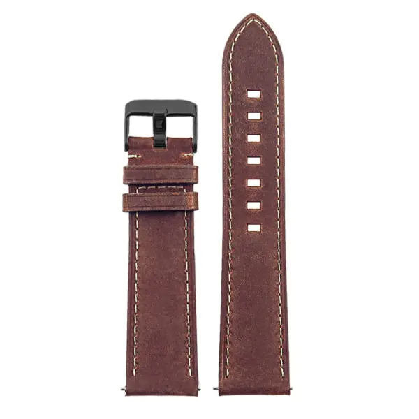 sw.l1.8.mb DASSARI Vintage Strap with Black Buckle in Rust 2