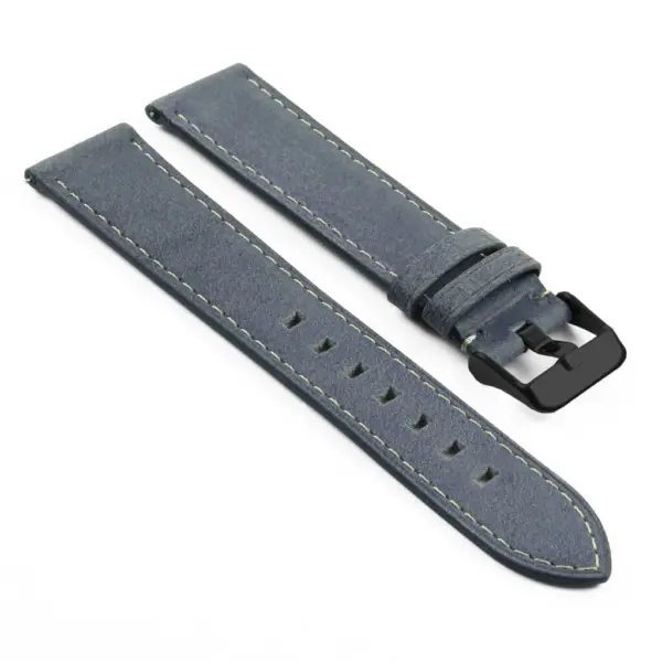 sw.l1.5.mb DASSARI Vintage Strap with Black Buckle in Blue