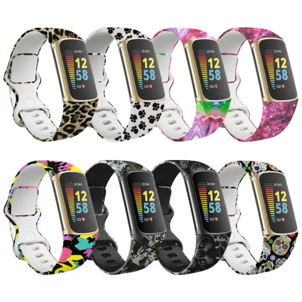 Infinity Print Band For Fitbit Charge 6 #2