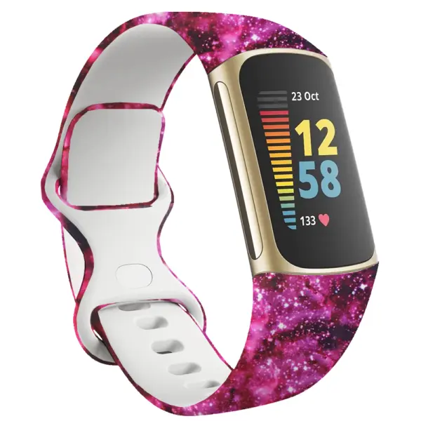 Infinity Print Band For Fitbit Charge 6 #7