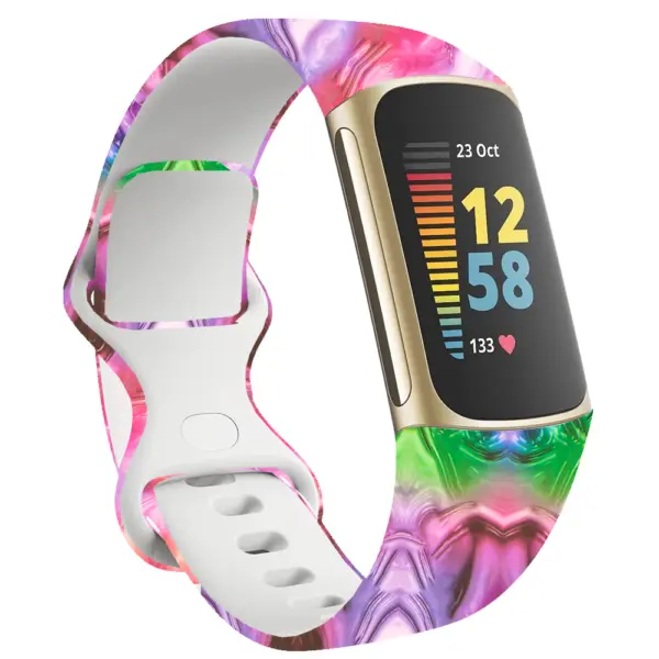 Infinity Print Band For Fitbit Charge 6 #9
