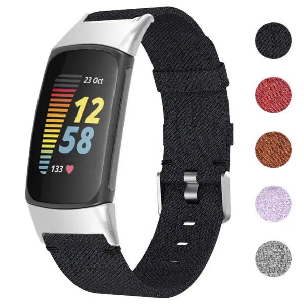 Everyday Canvas Strap For Fitbit Charge 6 #1
