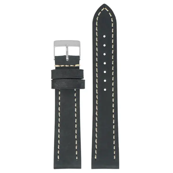 Vintage Leather Strap For Garmin Venu 3S #4
