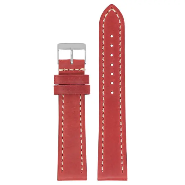 Vintage Leather Strap For Garmin Venu 3S #7