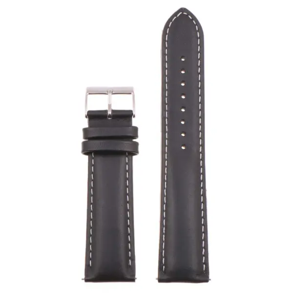 Classic Stitched Leather Strap For MoonSwatch #106