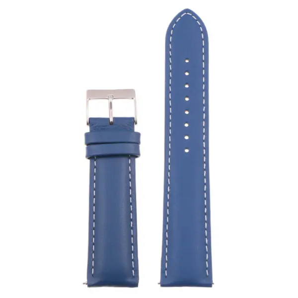 Classic Stitched Leather Strap For MoonSwatch #52