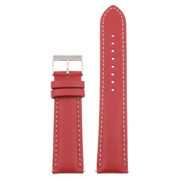 Classic Stitched Leather Strap For MoonSwatch #37