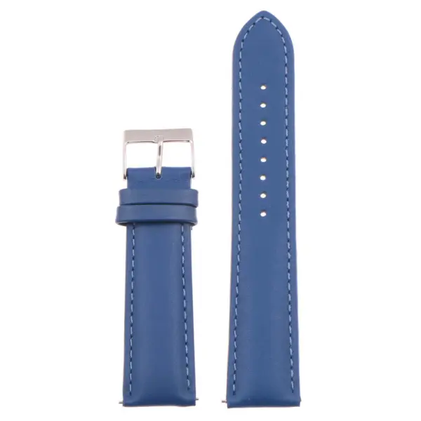 Classic Stitched Leather Strap For MoonSwatch #47