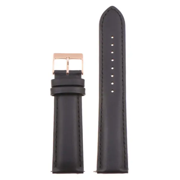 Classic Stitched Leather Strap For MoonSwatch #118