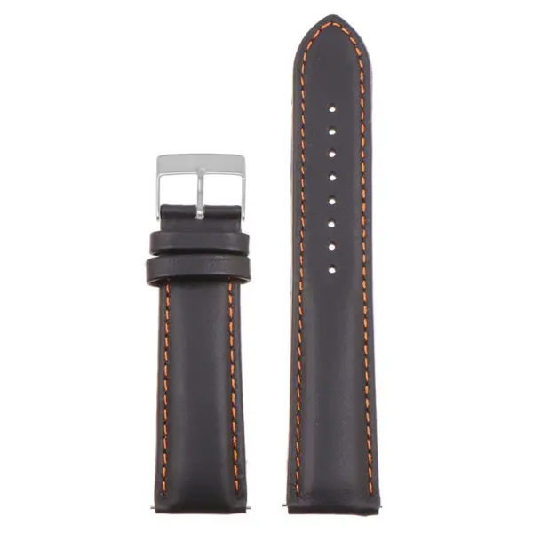 Classic Stitched Leather Strap For MoonSwatch #110