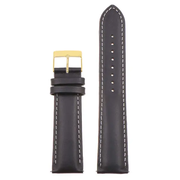 Classic Stitched Leather Strap For MoonSwatch #102