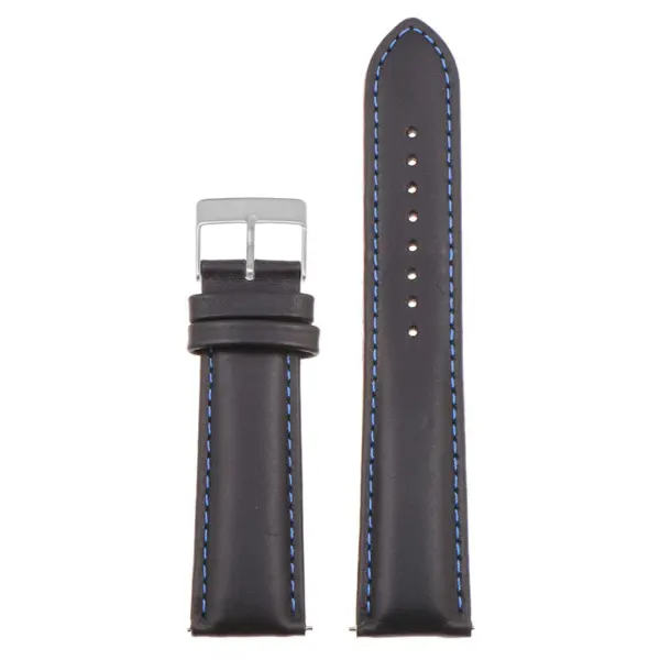 Classic Stitched Leather Strap For MoonSwatch #100