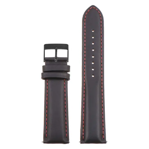 Classic Stitched Leather Strap For MoonSwatch #94