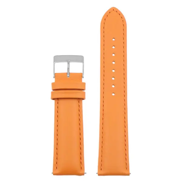 Classic Stitched Leather Strap For MoonSwatch #80