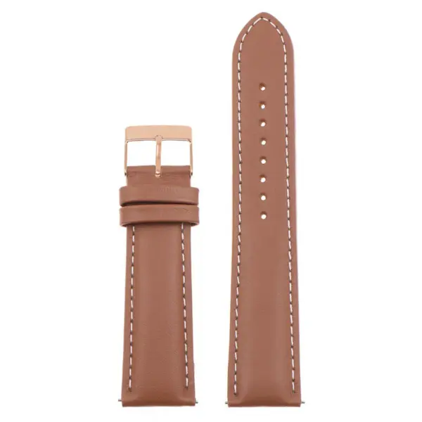 Classic Stitched Leather Strap For MoonSwatch #59