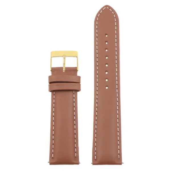 Classic Stitched Leather Strap For MoonSwatch #58