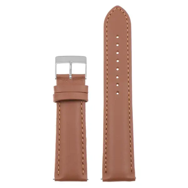 Classic Stitched Leather Strap For MoonSwatch #56