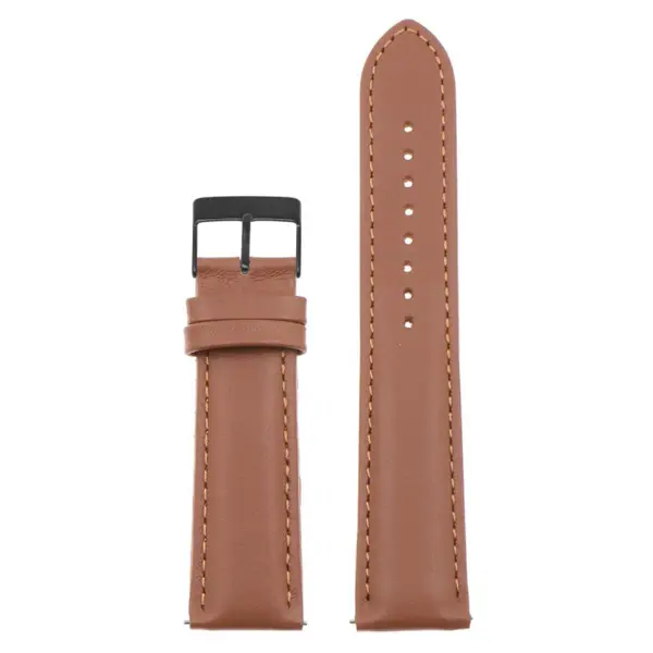 Classic Stitched Leather Strap For MoonSwatch #55