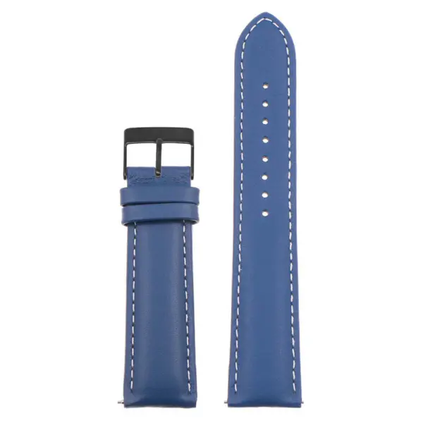 Classic Stitched Leather Strap For MoonSwatch #50
