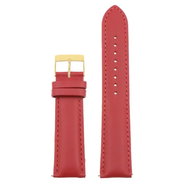 Classic Stitched Leather Strap For MoonSwatch #28