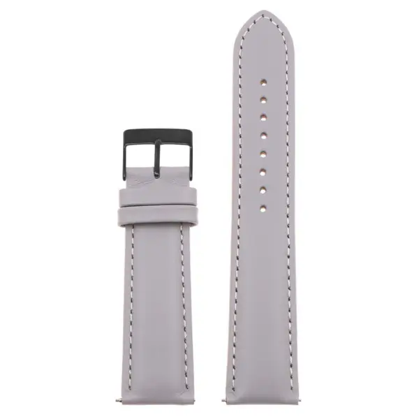 Classic Stitched Leather Strap For MoonSwatch #25