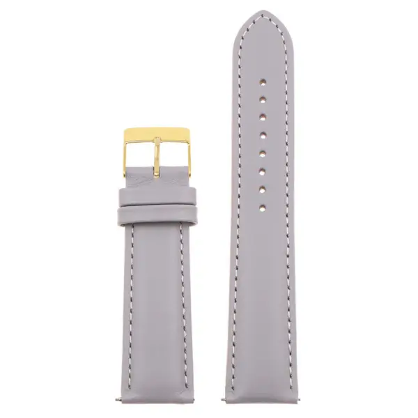Classic Stitched Leather Strap For MoonSwatch #23