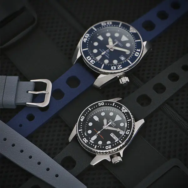 fk8 Creative StrapsCo DASSARI Vintage FKM Rubber Strap Silicone Band