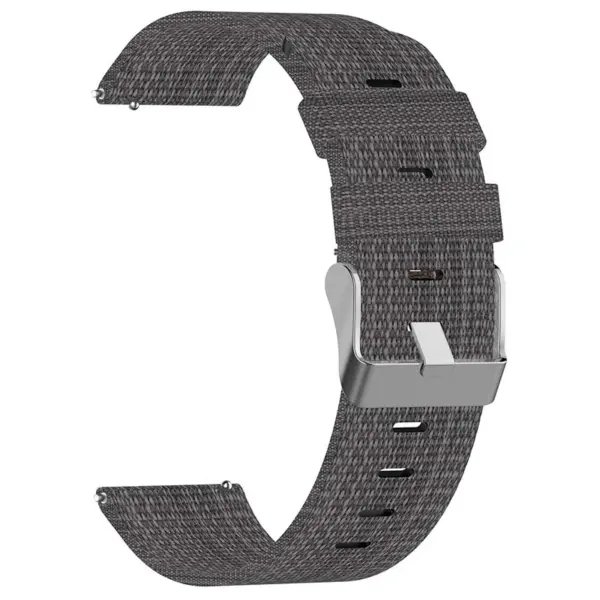 s.ny6 .7a Outside Grey StrapsCo Nylon Canvas Watch Band Strap