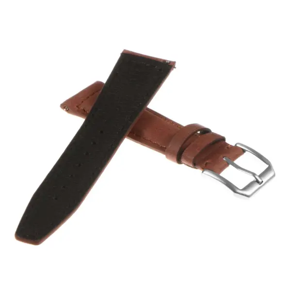 Iw9.8 Matte Finish Leather Strap In Rust