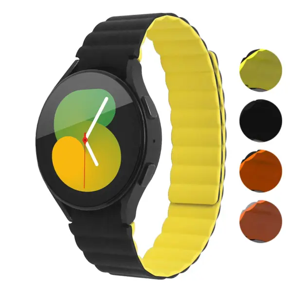Magnetic ColorBlock Strap For Samsung Galaxy Watch 7 #1