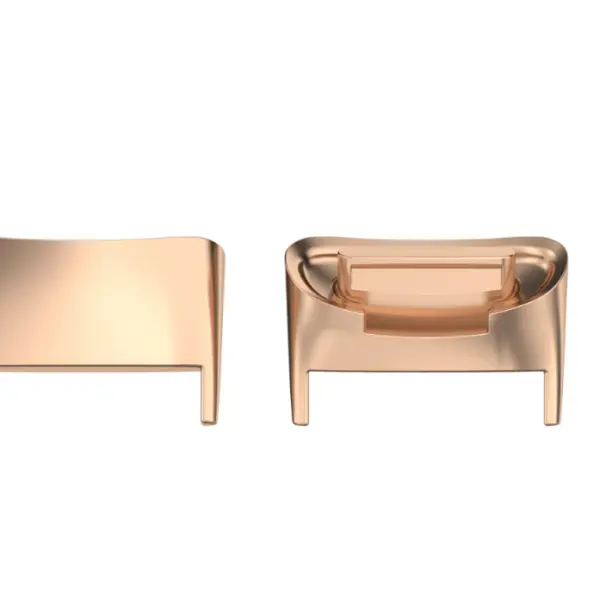 Fb.ad6.rg Main Rose Gold StrapsCo Strap Adapter For Fitbit Charge 5 Stainless Steel Metal 18mm