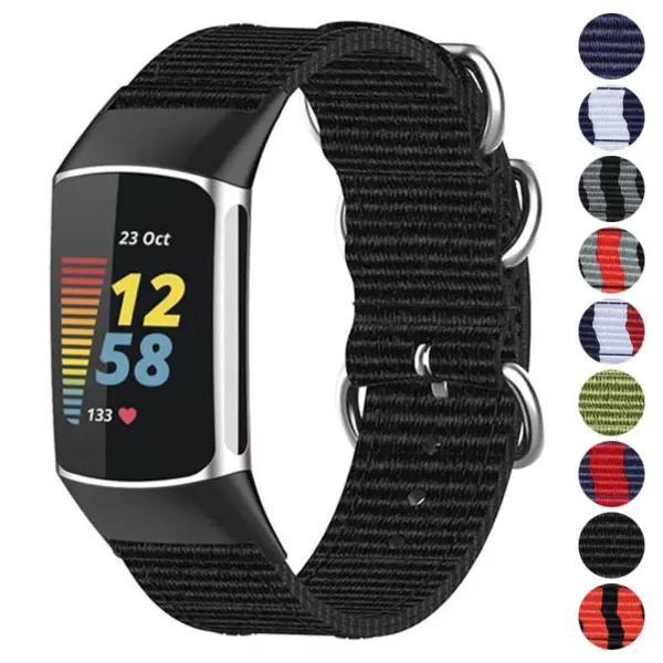 Military Strap For Fitbit Charge 6 #1