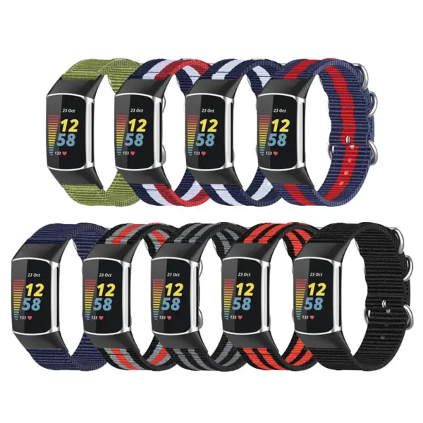 Military Strap For Fitbit Charge 6 #2