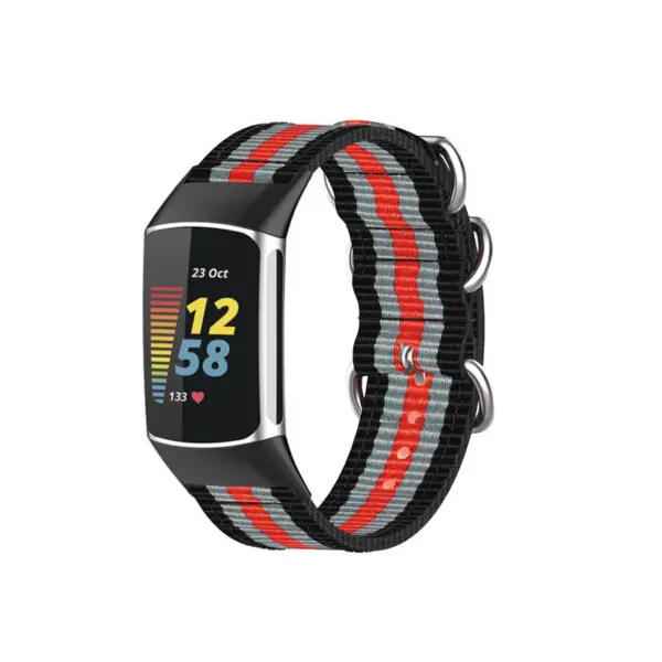 Military Strap For Fitbit Charge 6 #10